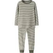 Name it Pyjama olive / blanc