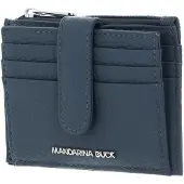 Mandarina Duck Mellow Leather Card 1 Wallet Bleu Femme