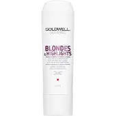 Goldwell Après-shampooing anti-jaunissement Dualsenses pour cheveux blonds et méchés, 50 ml