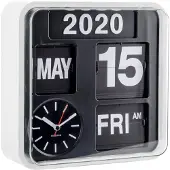 Karlsson Horloge Karlsson Mini Flip White Casing Black Dial