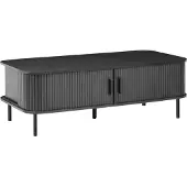 Beliani Table Basse Bradley Noir