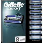 Gillette Mach3 lames de rechange 8 pcs