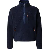 Superdry pour homme. M2014149A Outdoor Fleece Half Zip navy (XXL), Casuel, Polyester, De plein air, Marine