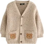 Next Cardigan beige / caramel / noir