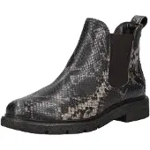 Paul green Chelsea Boots écru / brun foncé