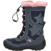 Lico Bottes de neige 'Cathrin' bleu foncé / orange / rose