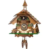 Engstler - 444_Q - Coucou - Quartz - Noyer - 31 cm