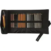 Koh i noor Koh-I-Noor DJTB-24 trousse à crayons Tissu Noir