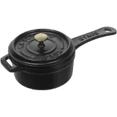 Staub Mini casserole, 10 cm | ronde | Fonte | Noir