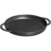 Staub Grill Frying Pan 26 Cm Argenté