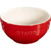 Staub Bol mélangeur, Saladier + bol, Rouge