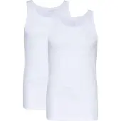 Schiesser Maillot de corps blanc