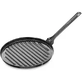 Vaello Barbecue circulaire en acier émaillé noir (Ø 24 cm)