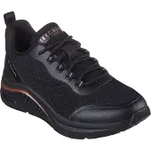 SKECHERS Arch Fit S-Miles - Sonrisas 155567-BBK, Baskets, Femme, Noir