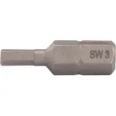 Makita Zubehör P-53671 Schraubenbit Innensechskant 3,0x25 mm 2 Stk.