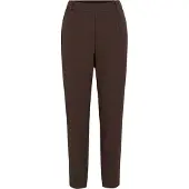 Vila Varone Slim Fit High Waist Pants Marron 42 Femme