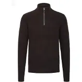 Casual Friday Pull-over ' CFHEINE halfzip ' noir