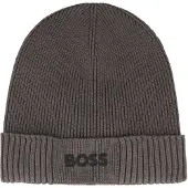 BOSS Bonnet 'Asic' gris foncé / noir