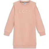 BOSS Robe pull en coton mélangé à logo pour enfant