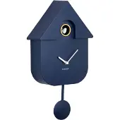 Karlsson Coucou MODERN CUCKOO bleu foncé | 8,5x21,5x41 cm