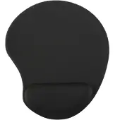 Deltaco OFFICE musemåtte med håndledss (S), Tapis de souris, Noir