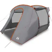 vidaXL Tente pour voiture Gris et orange Imperméable