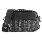 Lacoste Sac à bandoulière gris clair / noir