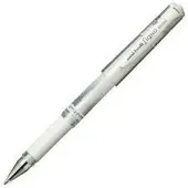 Uni-Ball Flüssigtintenstift Signo Broad UM-153 W Weiss 0,6 mm (12 Stücke)
