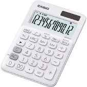 Casio Calculatrice de bureau MS-20 UC Blanc
