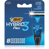BIC FLEX3 tête de rechange 8 pcs