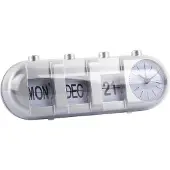 Karlsson Réveil Retro Tube - Argent - 9x26x9.3cm - Scandinave - Réveil pour la chambre - Réveils