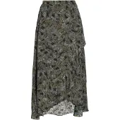 Dreimaster Jupe olive / roseau / noir