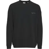 !Solid Sweat-shirt noir / blanc