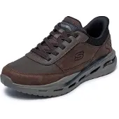 SKECHERS Baskets basses brun foncé