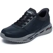SKECHERS Slip-Ins: Arch Fit Orvan Veterschoenen Laag - zwart - Maat 42