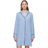 Triumph Chemise de nuit ' Amourette Jacquard ' bleu clair