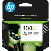 HP 304XL (N9K07AE) - 3-couleurs - Cartouche d'encre - Grande capacité