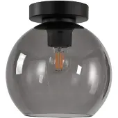 Artdelight Plafonnier Marino verre gris Ø 20cm