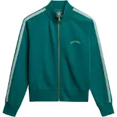 Superdry pour femme. W2012376A Veste Essential Logo verte (XL), Casuel, Coton