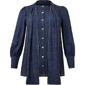 Yoek Tunique bleu denim