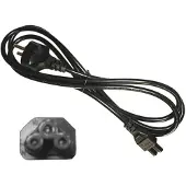 EDM Cable D'alimentation Pour Ordinateur Portable Noir 2m Edm