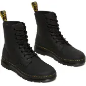 Dr. Martens Bottes à lacets 'Combs' jaune / noir