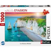 Nathan Puzzle 1000 pièces Les falaises d'Etretat