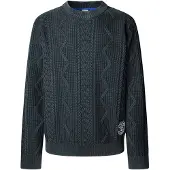 Pepe Jeans pour homme. PM7000001 Pull Perry navy (M), Casuel, Coton, Marine