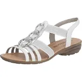 Remonte sandalettes, semelle ville 25mm en blanc/blanc combiné, taille 40