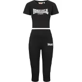 Lonsdale Survêtement 'Ixworth' noir / blanc