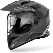 Airoh Bandit Solid, casque d aventure ,Gris Foncé/Gris Clair ,XXL