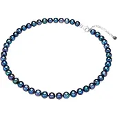 Valero Pearls Chaîne bleu marine / argent
