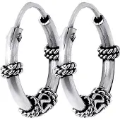 Lucardi Boucles d'oreilles argent