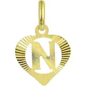 Lucardi Pendentif 'Buchstabe' or